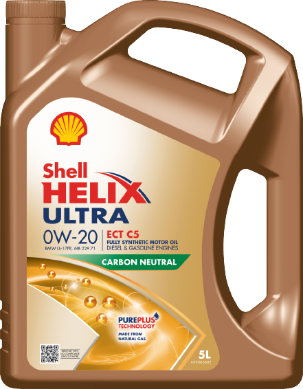 Моторное масло SHELL 0W20 HELIX ULTRA ECT C5, 5л (SHELL: SHELL 0W20 HELIX ULTRA ECT C55)